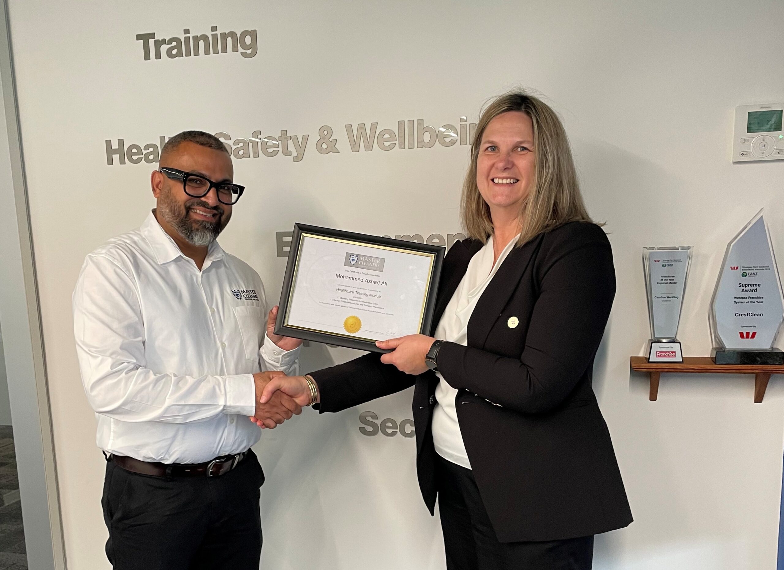 CrestClean’s training pathways ensure industry-leading cleaning standards for our customers